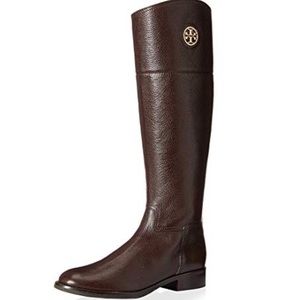 Tory Burch Dark Brown Mocha Junction' Riding Boot